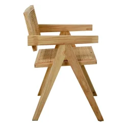 Wohnen Skandinavische Möbel|Küchenstühle*Skandi Armlehnenstuhl in Natur - Forcia