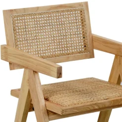 Wohnen Skandinavische Möbel|Küchenstühle*Skandi Armlehnenstuhl in Natur - Forcia