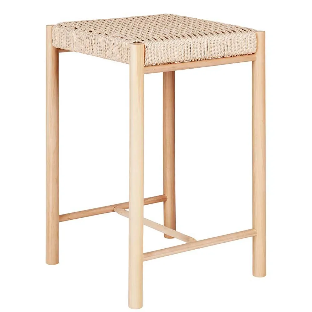 Wohnen Skandi Barhocker quadratisch 42x42 cm - Puvina