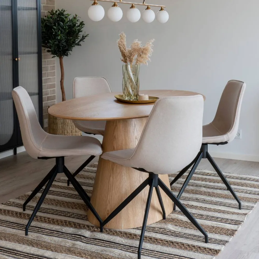 Wohnen Skandi Design Essgruppe Set - Aguero (fünfteilig)