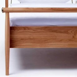 Wohnen Naturholzmöbel|Skandinavische Möbel*Skandi Doppelbett aus Wildeiche Honig - Reymons