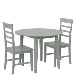 Wohnen Skandi Essgruppe in Grau - Taverna (dreiteilig)