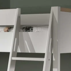 Wohnen Kinderbetten*Skandi Etagenbett mit Schrägleiter - Lencon