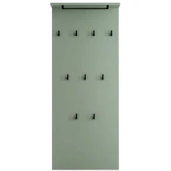 Wohnen Skandi Garderobenpaneel in Graugrün - Velmarun