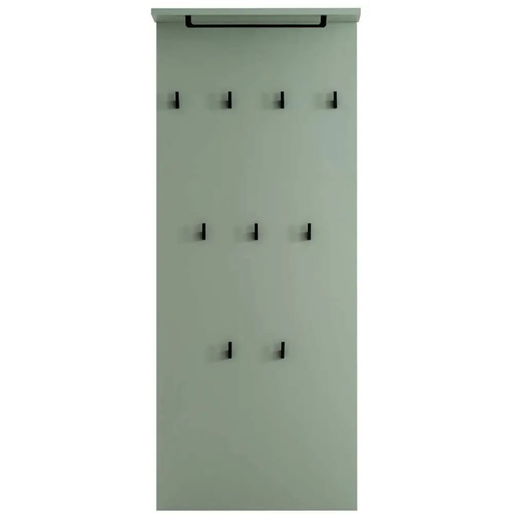 Wohnen Skandi Garderobenpaneel in Graugrün - Velmarun