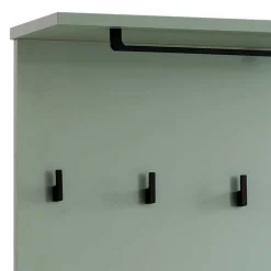 Wohnen Skandi Garderobenpaneel in Graugrün - Velmarun