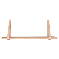 Wohnen Skandi Hängeboard aus Gummibaum Holz - Katrona