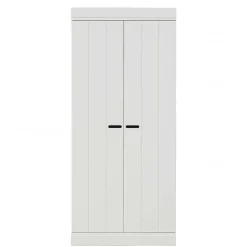 Wohnen Skandi Kleiderschrank in Weiß - Mattressa I