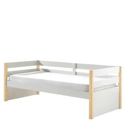 Wohnen Skandinavische Möbel|Weiße Möbel*Skandi Kojenbett in Weiß & Kiefer - Ayfina