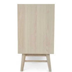 Wohnen Skandi Kombi-Kommode in Eiche Weiß - Lametla