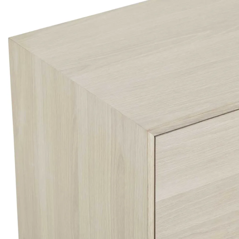 Wohnen Skandi Kombi-Kommode in Eiche Weiß - Lametla