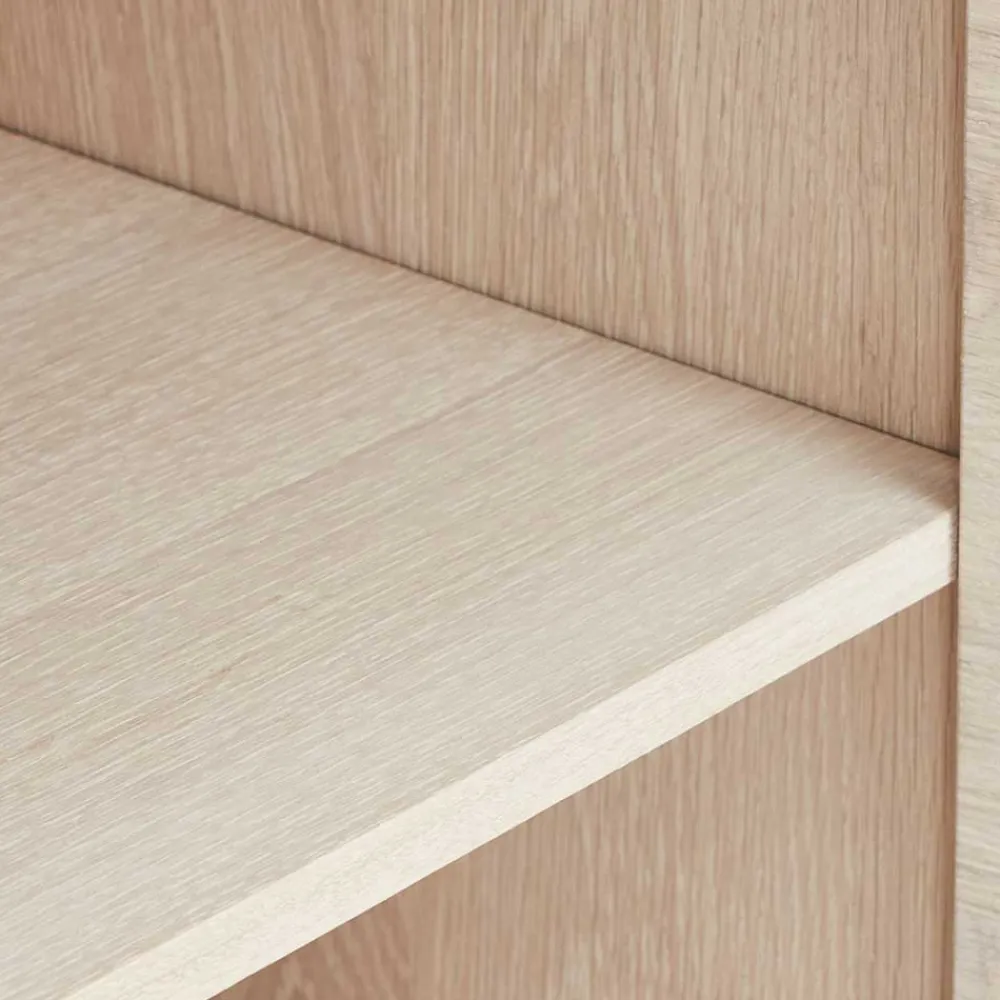 Wohnen Skandi Kombi-Kommode in Eiche Weiß - Lametla