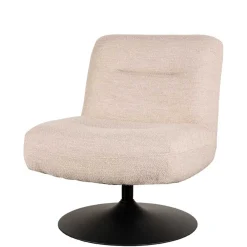 Wohnen Skandi Loungesessel mit Tellerfuß Drehgestell - Haenja