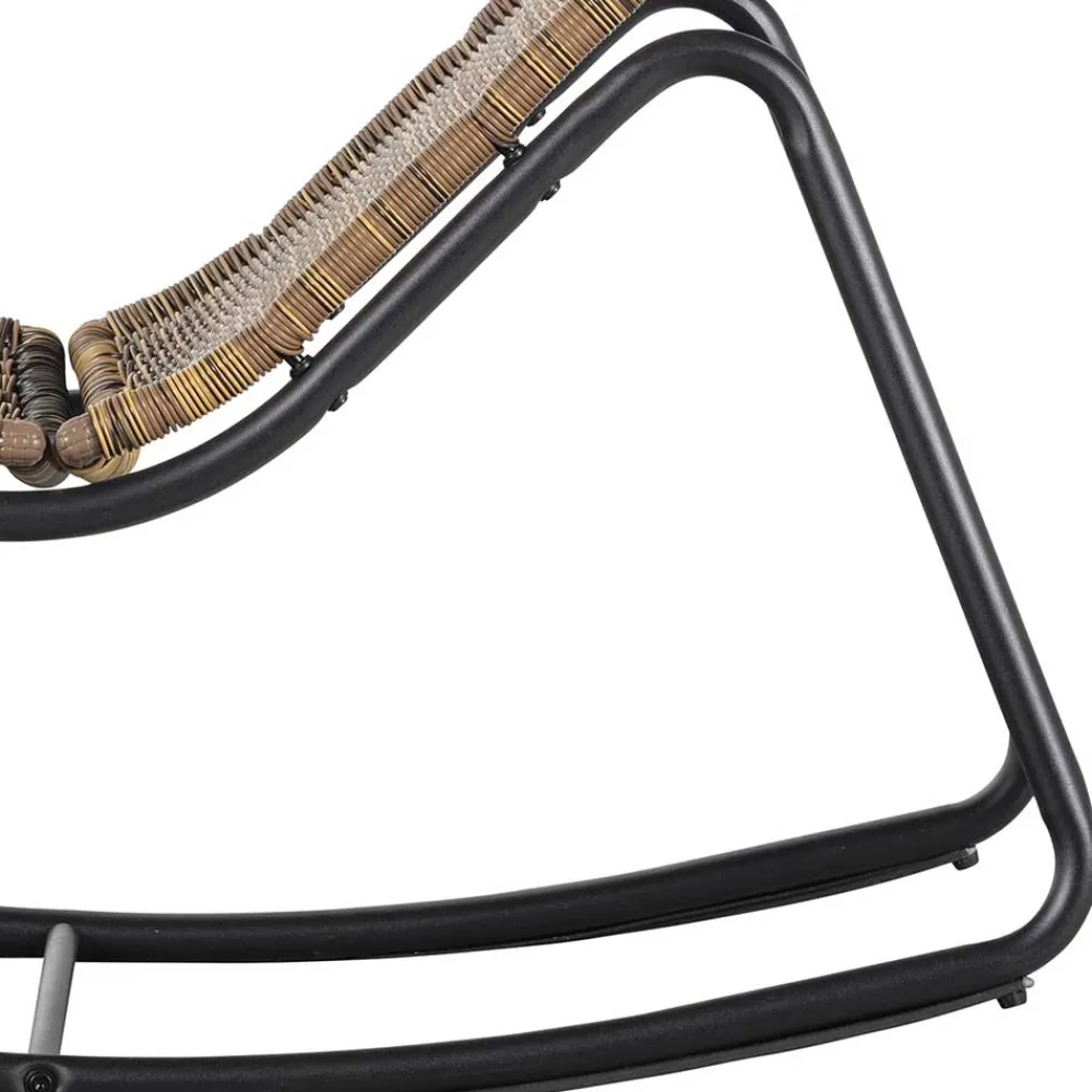 Wohnen Rattanmöbel*Skandi Schaukelstuhl ohne Armlehnen - Lucia