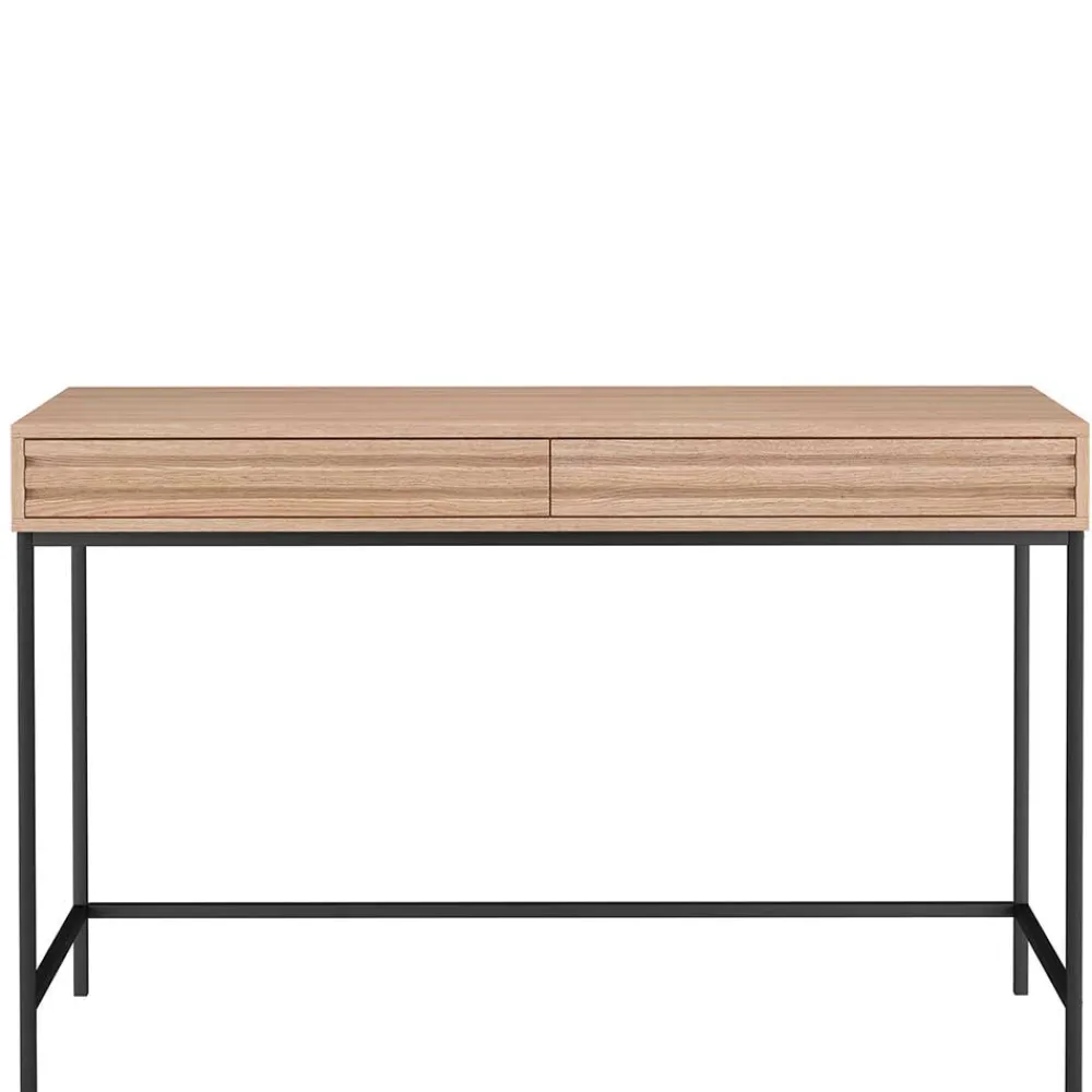 Wohnen Tische|Skandinavische Möbel*Skandi Schreibtisch in Eiche Optik - Lunira