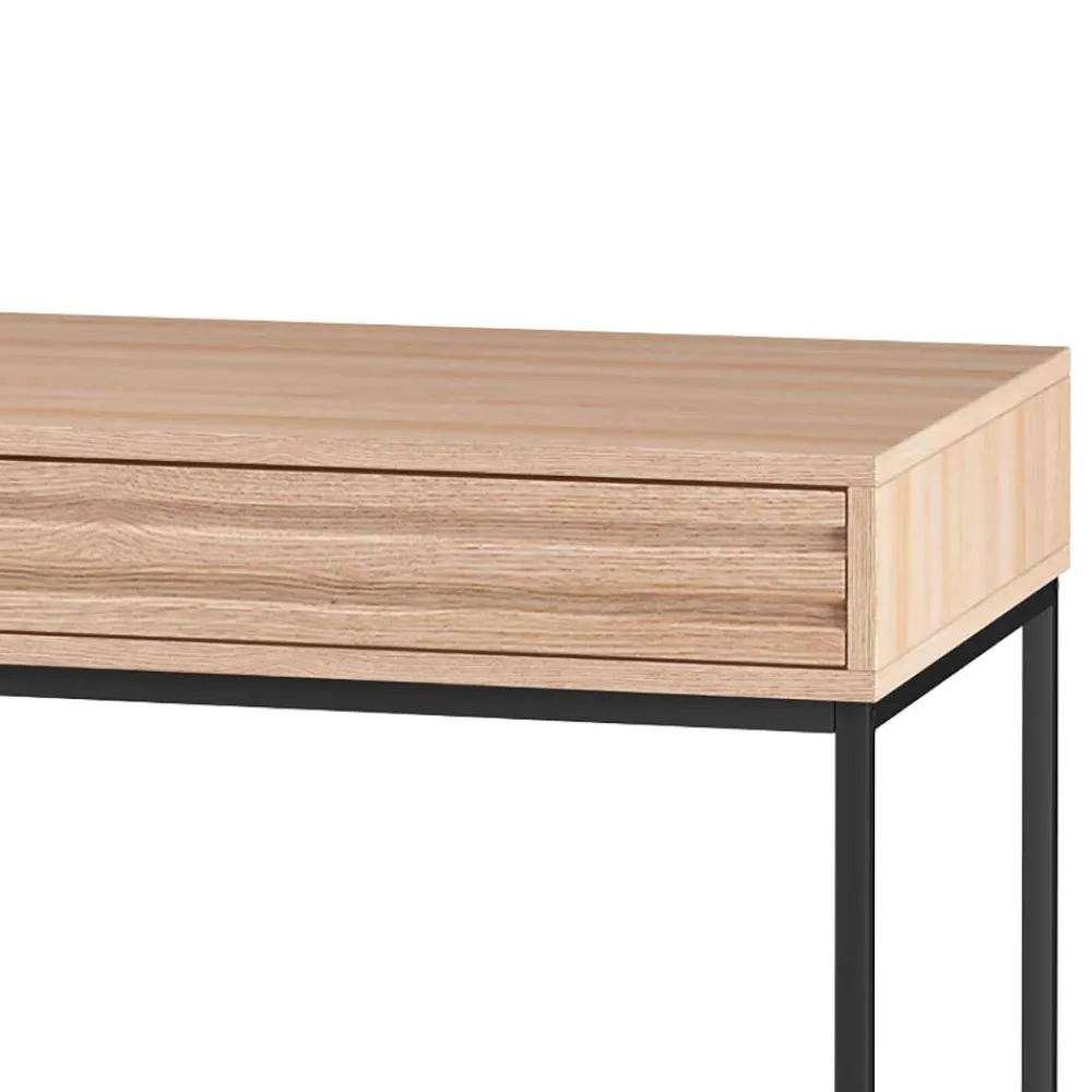 Wohnen Tische|Skandinavische Möbel*Skandi Schreibtisch in Eiche Optik - Lunira