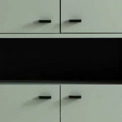 Wohnen Skandi Schuhschrnak in Graugrün - Velmarun