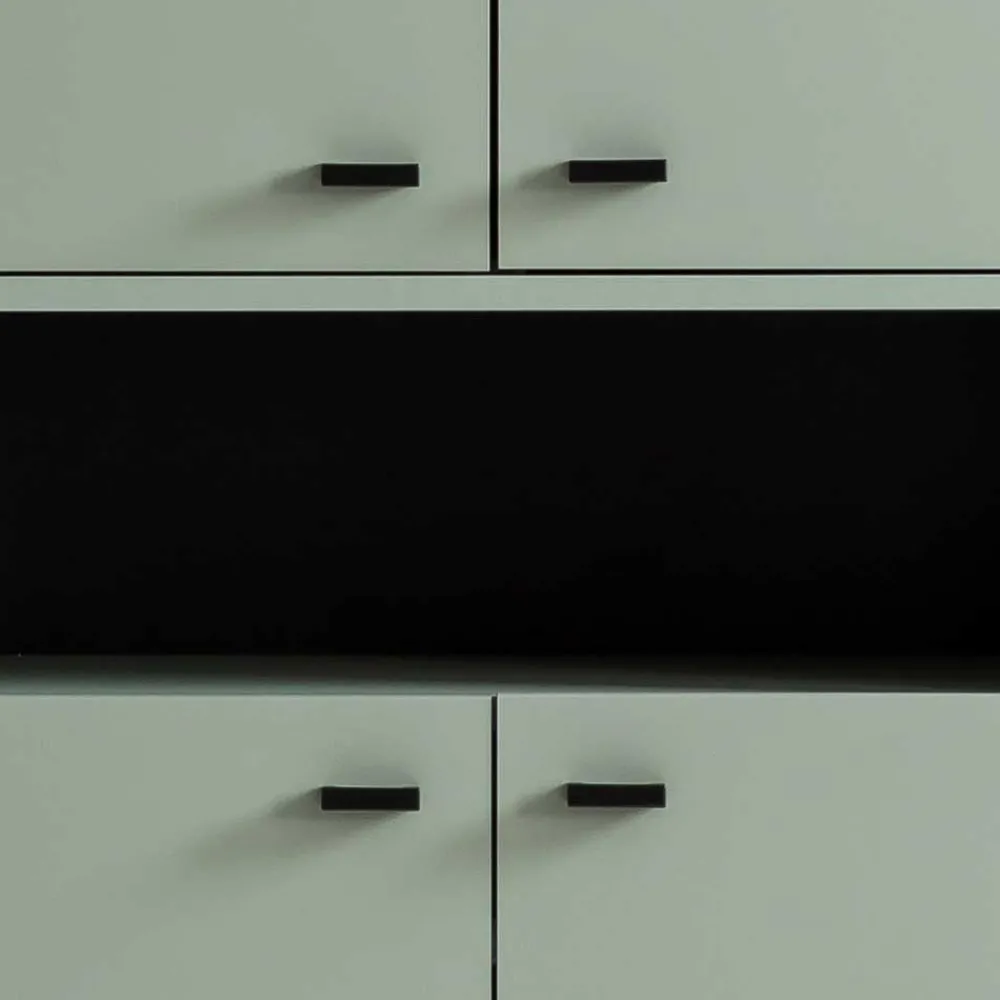 Wohnen Skandi Schuhschrnak in Graugrün - Velmarun