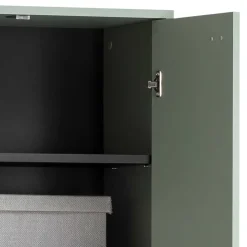 Wohnen Skandi Schuhschrnak in Graugrün - Velmarun