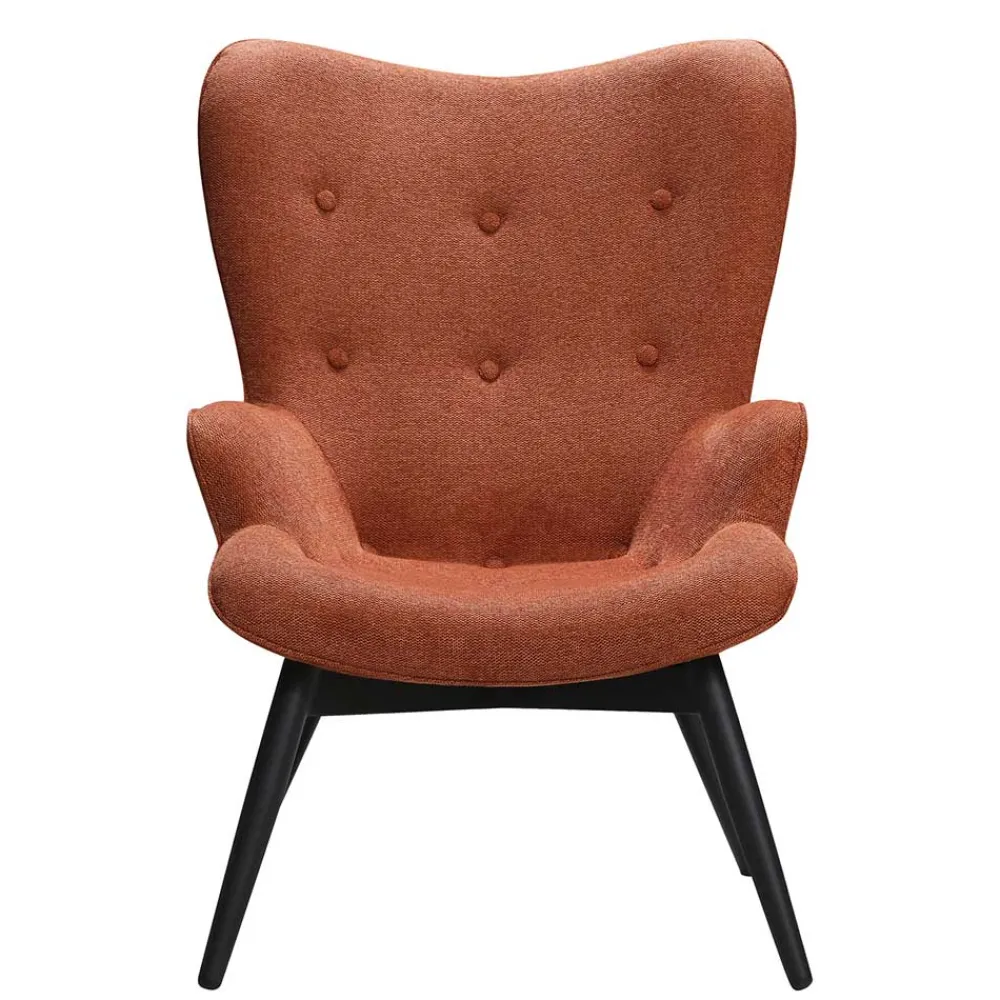 Wohnen Skandi Sessel in Kupfer Braun - Kiana