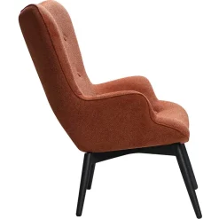 Wohnen Skandi Sessel in Kupfer Braun - Kiana