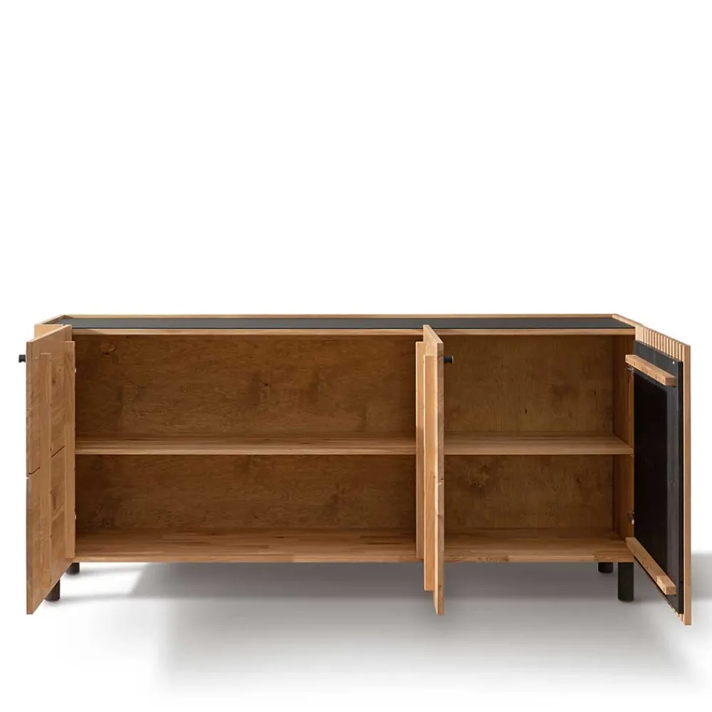 Wohnen Küchenschränke|Sideboards*Skandi Sideboard aus Wildeiche massiv - Valouis