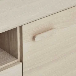 Wohnen Tv & Hifi-Möbel|Tv & Hifi-Möbel*Skandi Sideboard in Eiche Weiß - Lametla