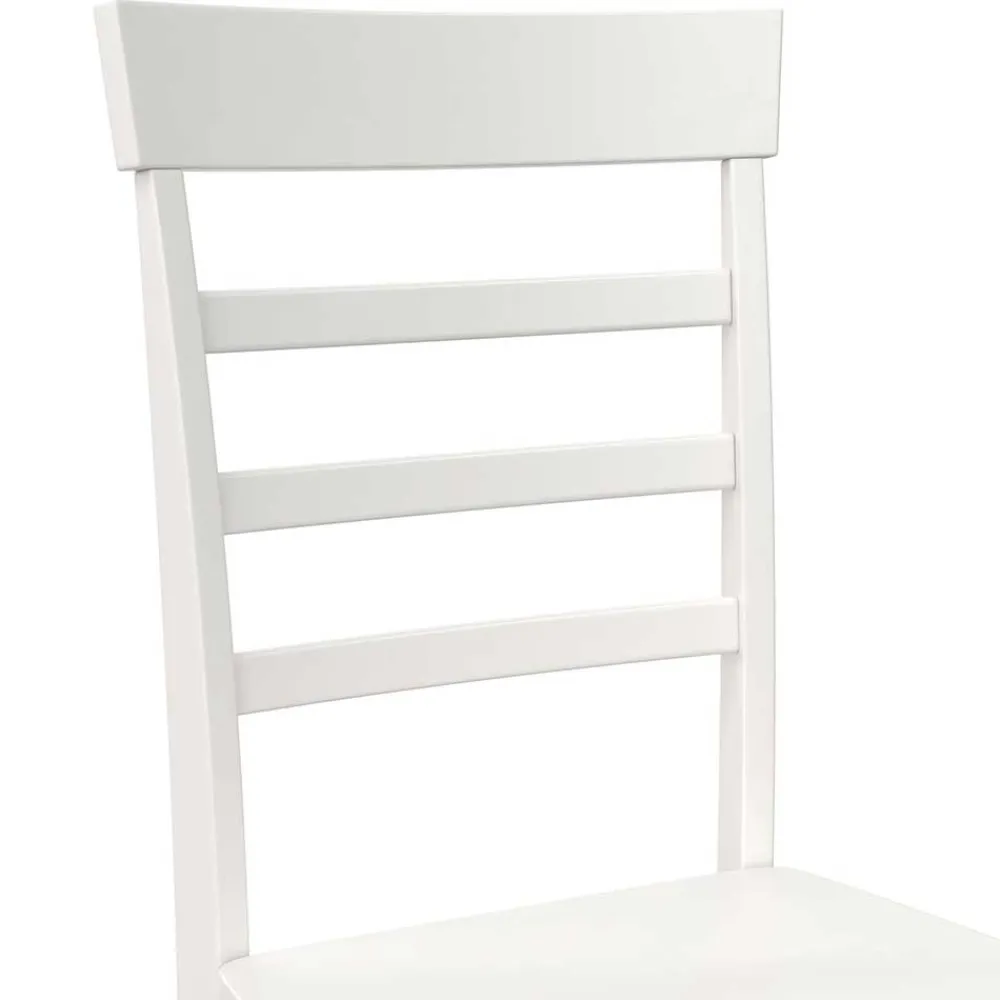 Wohnen Skandi Tischgruppe in Weiß - Rarera (dreiteilig)