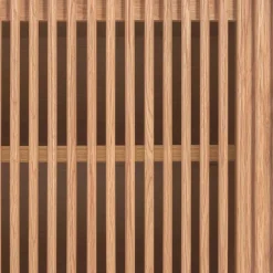 Wohnen Skandinavische Möbel|Sideboards & Kommoden*Skandi TV Lowboard mit Lamellen Klapptüren - Azuro