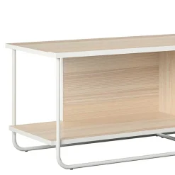 Wohnen Tv & Hifi-Möbel|Tv & Hifi-Möbel*Skandi TV Tisch in Weiß und Natur - Elmavirio