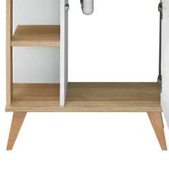 Wohnen Skandinavische Möbel|Waschtisch*Skandi Waschbeckenunterschrank zweifarbig - Timur