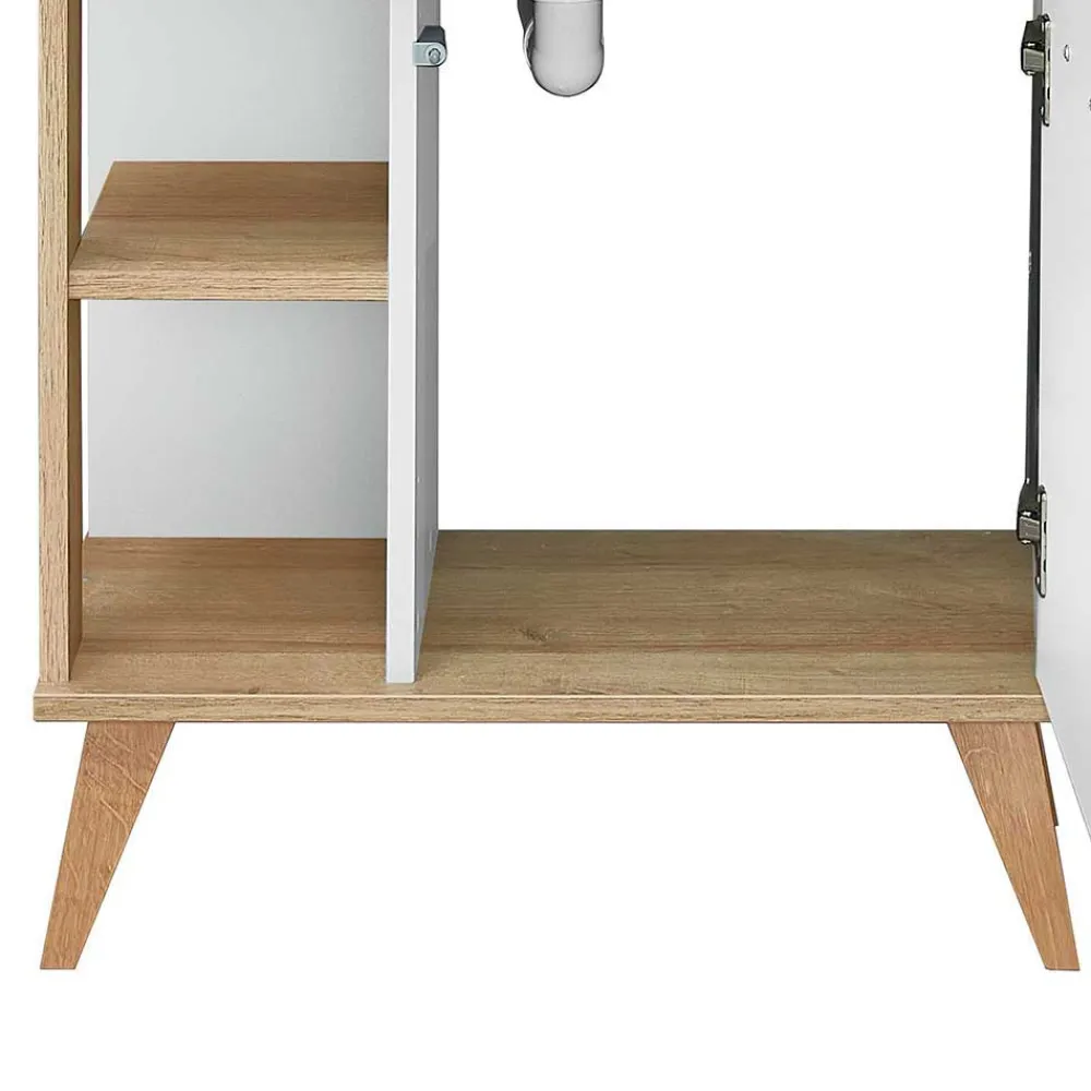 Wohnen Skandinavische Möbel|Waschtisch*Skandi Waschbeckenunterschrank zweifarbig - Timur