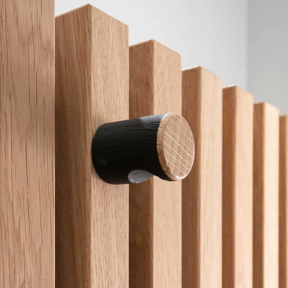 Wohnen Skandi Wohnzimmertisch aus Wildeiche und Glas - Valouis