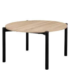 Wohnen Skandi Wohnzimmertisch in Wildeiche Optik - Emrene