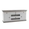 Wohnen Landhausmöbel|Sideboards*Skandinavisches Sideboard Mirandesca in Weiß Grau
