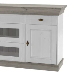 Wohnen Landhausmöbel|Sideboards*Skandinavisches Sideboard Mirandesca in Weiß Grau