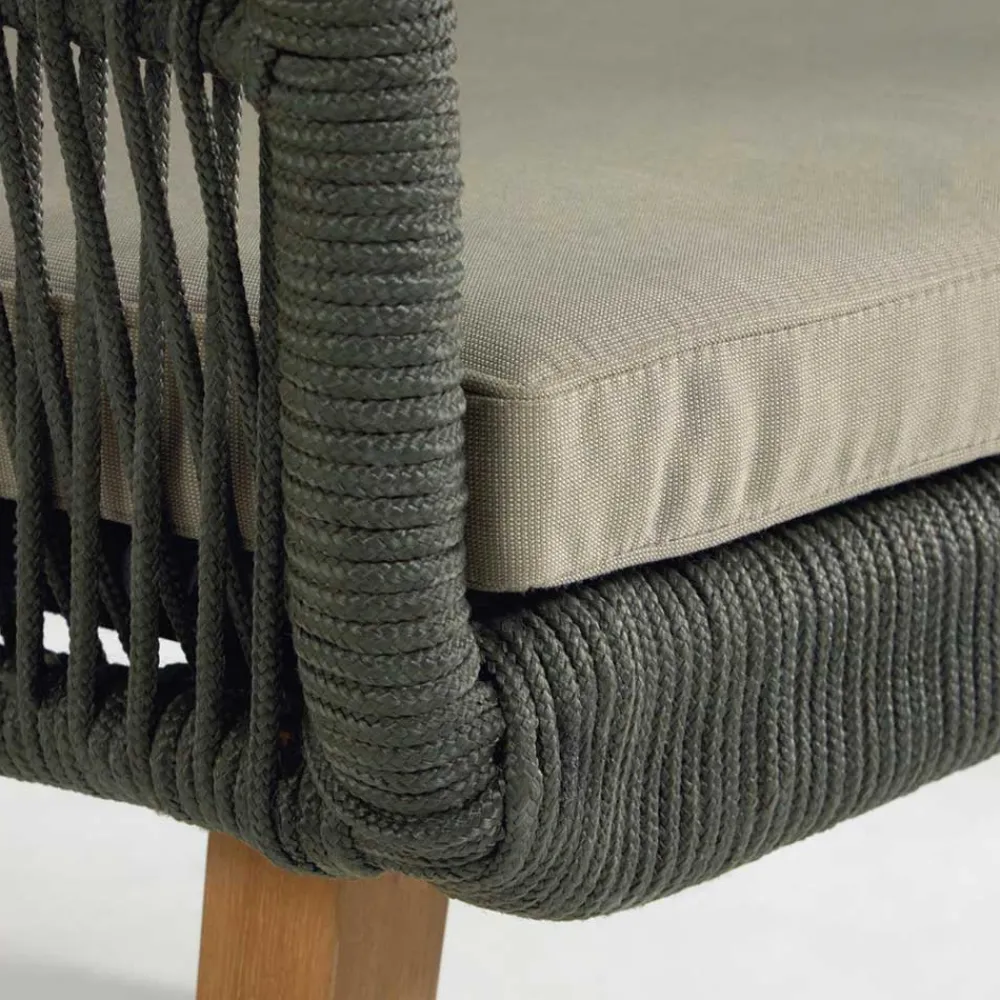 Wohnen Sofa & Sessel aus Kordel-Geflecht - Lagoas (dreiteilig)