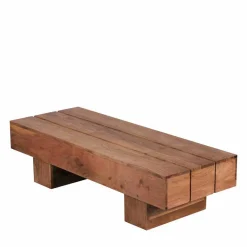 Wohnen Naturholzmöbel|Tische*Sofatisch aus naturbelassenem Holz Oridano Akazie massiv