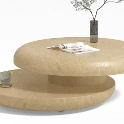 Wohnen Designermöbel*Sofatisch mit schwenkbarer Tischplatte - Danjata