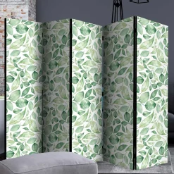 Wohnen Spanische Trennwand aus Leinwand & Fichtenholz - Xorian