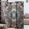 Wohnen Spanische Trennwand mit Mandala Motiv bedruckt - Waykiko