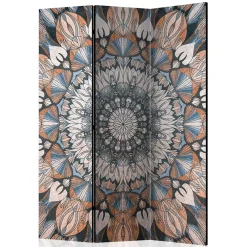 Wohnen Spanische Trennwand mit Mandala Motiv bedruckt - Waykiko