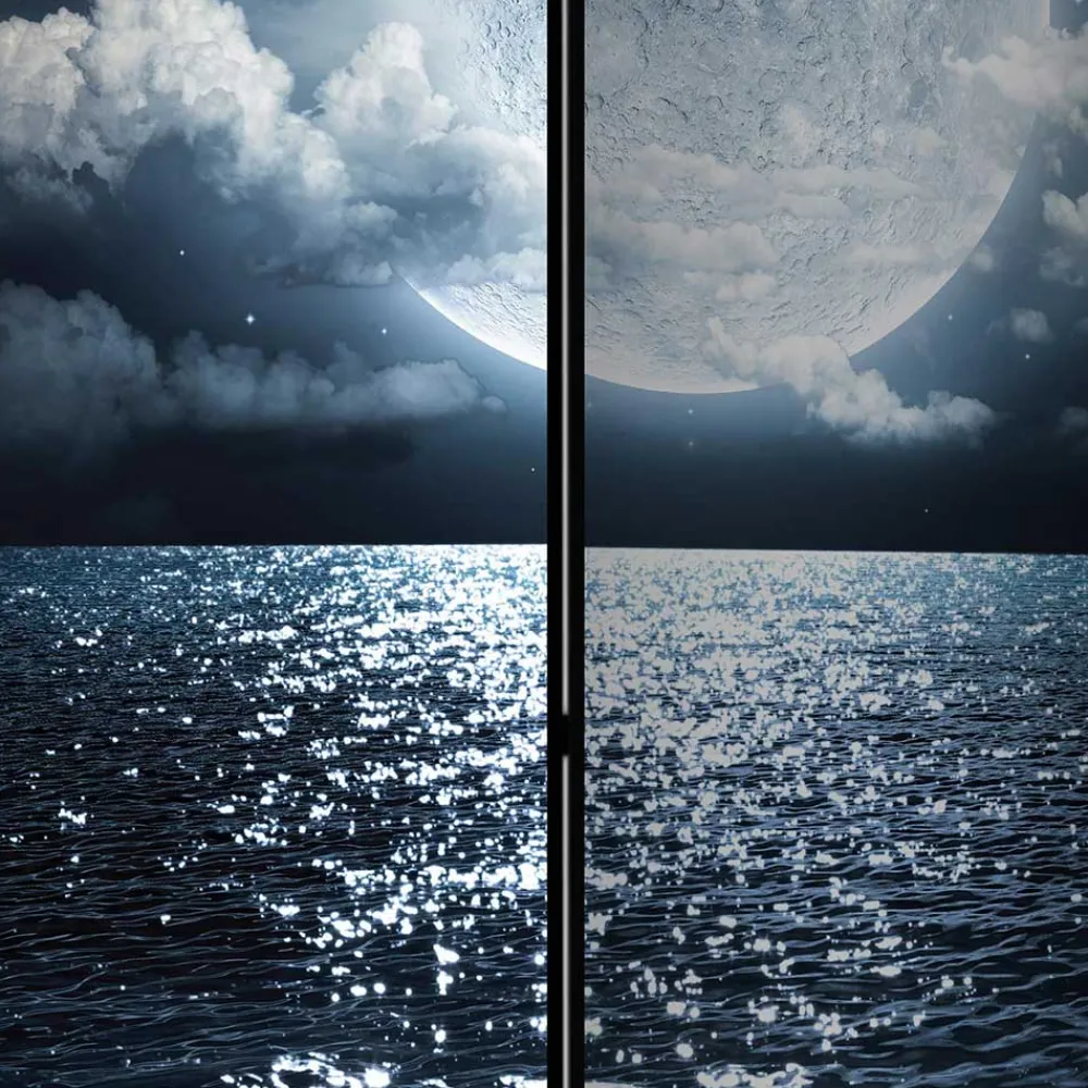 Wohnen Spanischer Raumteiler Mond über dem Meer - Calivia