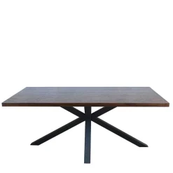 Wohnen Spider Esstisch & Samt Armlehnstühle - Mendoza (fünfteilig)