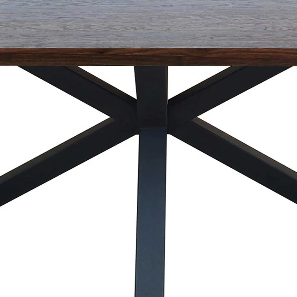 Wohnen Spider Esstisch & Samt Armlehnstühle - Mendoza (fünfteilig)