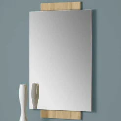 Wohnen Garderoben|Garderoben*Spiegel & Hängekonsole in Wildeiche - Loriot (zweiteilig)