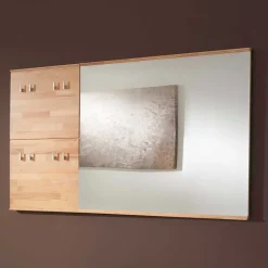 Wohnen Spiegel Coestra mit Kleiderhaken (zweiteilig)