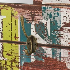 Wohnen Vintage Möbel*Spiegel Garderobe Yilmo mit Haken