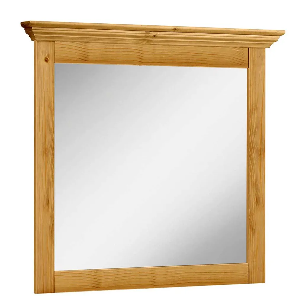 Wohnen Spiegel im Landhausstil mit Holzrahmen massiv - Zavieca