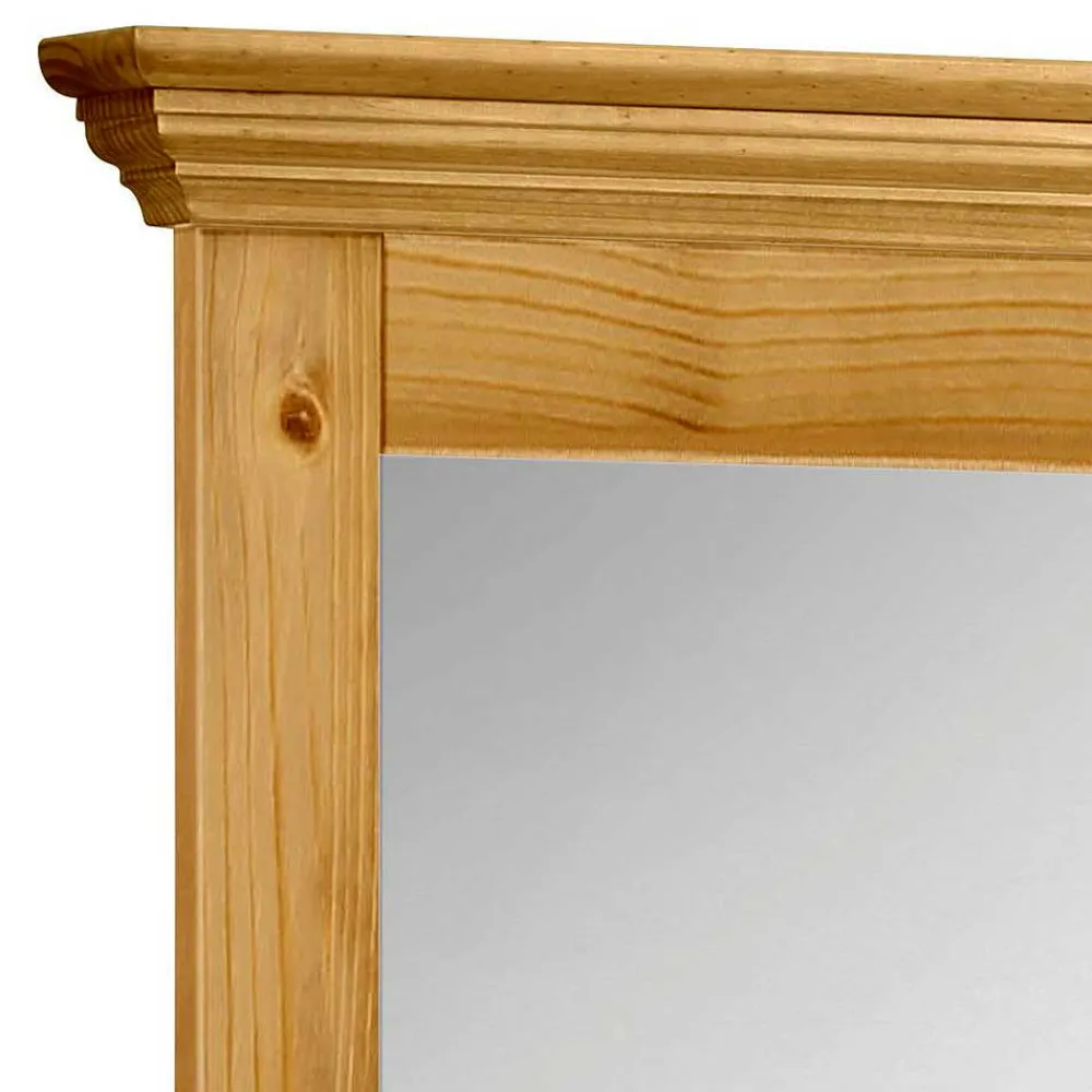 Wohnen Spiegel im Landhausstil mit Holzrahmen massiv - Zavieca